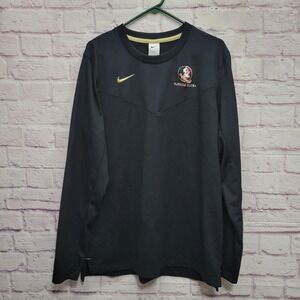 Nike FSU Seminoles Dri-Fit Training Shirt L Long Sleeve Athleisure Collegiate